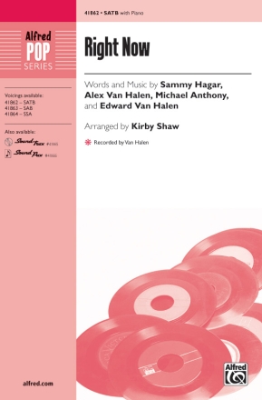 Right Now SATB Mixed voices