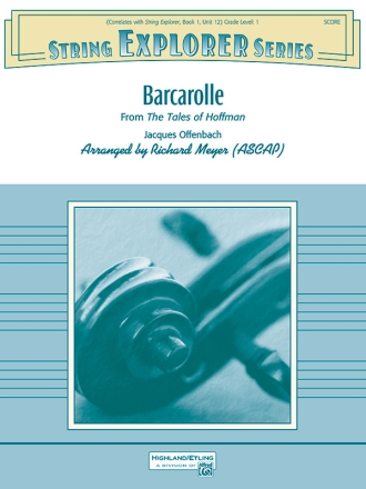 Barcarolle (s/o) String Orchestra