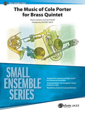 Cole Porter For Brass Quintet Score Jazz band