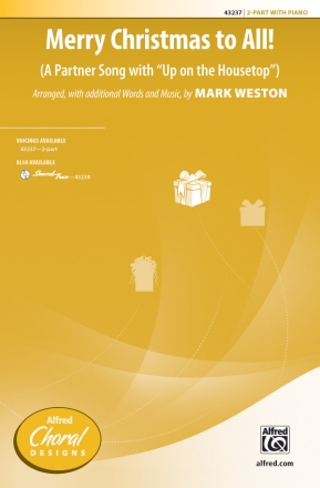 Merry Christmas To All 2 PT 2-Part, Unison and Equal Voice