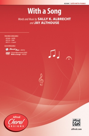 With A Song SATB Mixed voices