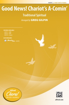 Good News Chariots A-Comin 2 PT 2-Part, Unison and Equal Voice