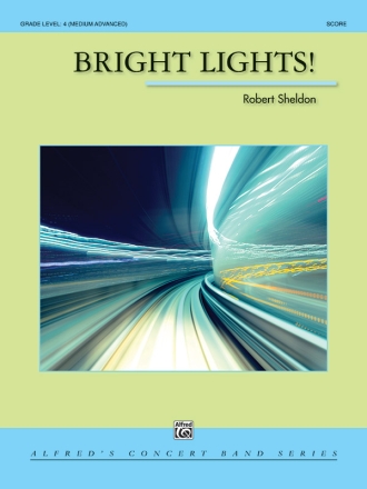 Bright Lights (c/b score) Symphonic wind band