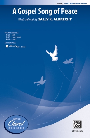Gospel Song Of Peace for mixed choir and piano choral score