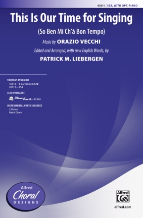 This Is Our Time For Singing SSA Upper voices