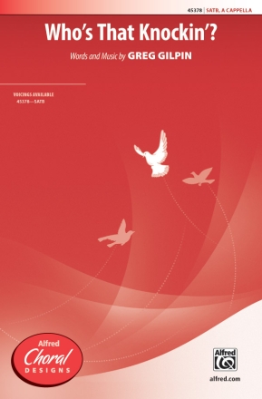 Whos That Knockin' ? for mixed choir a cappella choral score