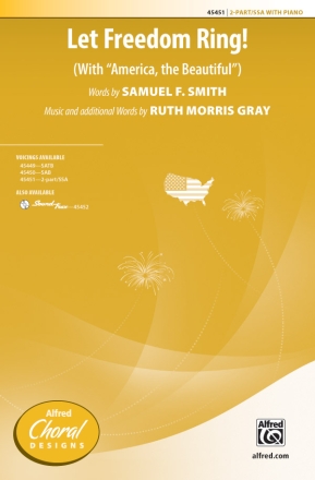 Let Freedom Ring 2 PT/SSA 2-Part, Unison and Equal Voice