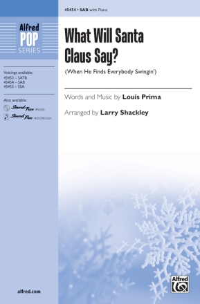 What Will Santa Claus Say SAB Mixed voices
