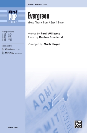 Evergreen SAB Mixed voices