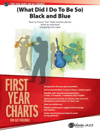 Black And Blue (j/e score) Jazz band