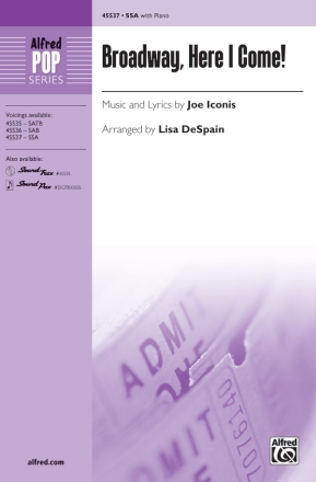 Broadway Here I Come SSA Upper voices