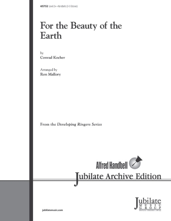 For The Beauty Of The Earth (h/bell) Handbell Music