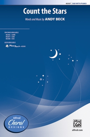 Count the Stars  for mixed chorus (SAB) and piano score