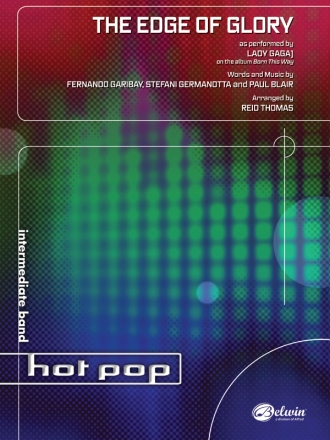 Edge Of Glory (c/b score) Symphonic wind band
