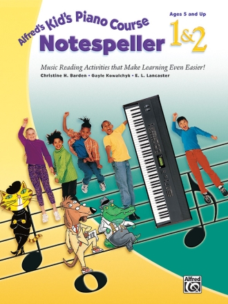 Kids Piano Course Notespeller 1 & 2 Piano teaching material