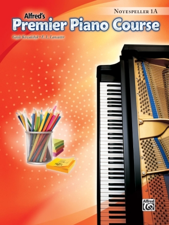 Premier Piano Course Notespeller 1A Piano teaching material