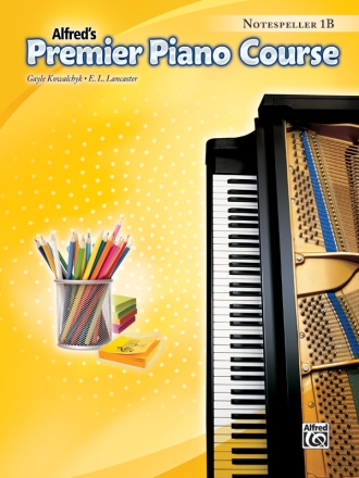 Premier Piano Course Notespeller 1B Piano teaching material