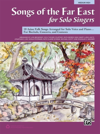 Far East Songs For Solo Singer High Book Voice and ensemble