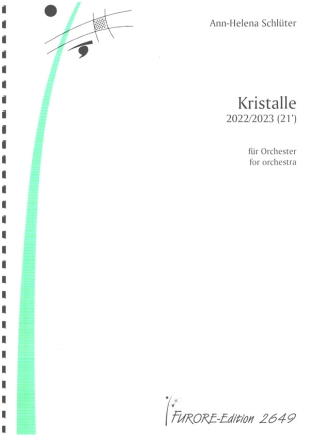 Kristalle (2022/2023) fr Orchester Partitur
