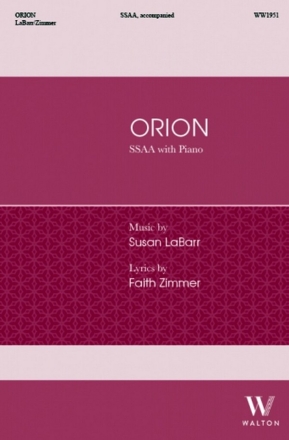 Orion SSAA and Piano Choral Score