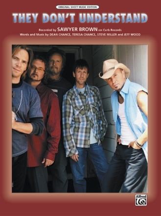 They Don't Understand PVC Sheet Piano/Vocal/Guitar Singles