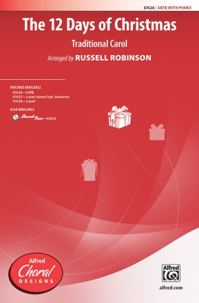 12 Days Of Christmas, The SATB Mixed voices