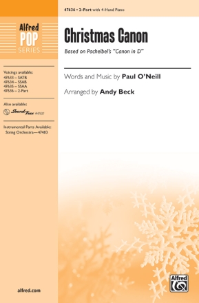 Christmas Canon 2 PT 2-Part, Unison and Equal Voice