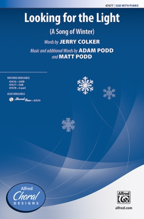 Looking For The Light SAB Mixed voices