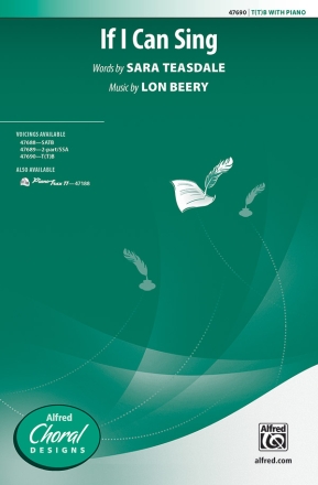 If I Can Sing T(T)B Lower voices