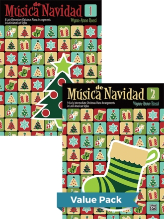 Musica de Navidad 1 & 2 Value Pack Piano Supplemental