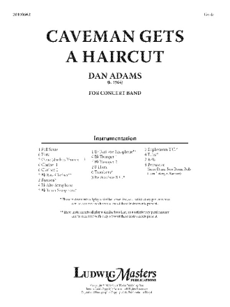 Caveman Gets A Haircut (c/b) Symphonic wind band