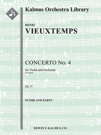 Violin Concerto No 4 D minor Op 31 (f/o) Full Orchestra