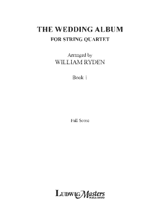 Wedding Album For String Quartet String ensemble
