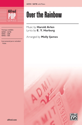 Over The Rainbow SATB Mixed voices