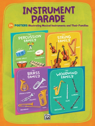 Instrument Parade Poster Set Classroom Materials