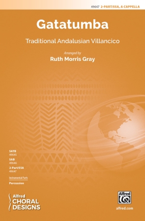 Gatatumba 2PT/SSA Acap 2-Part, Unison and Equal Voice
