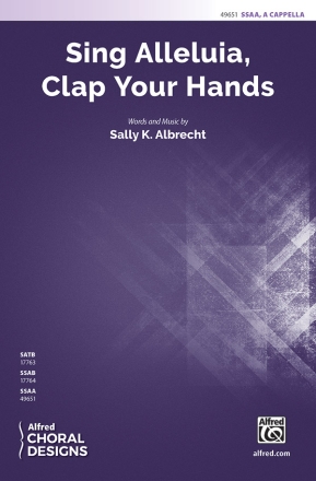 Sing Alleluia,Clap Your Hands SSAA Acap Upper voices