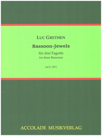 Bassoon-Jewels fr 3 Fagotte Partitur und Stimmen