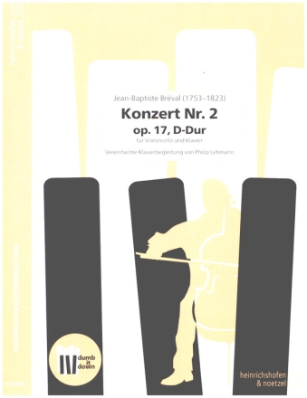 Konzert D-Dur Nr.2 op.17  (+QR-Codes) fr Violoncello und Klavier