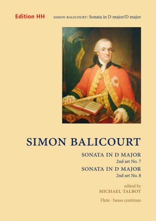Sonatas in D major and D major flute & basso continuo Full score and parts