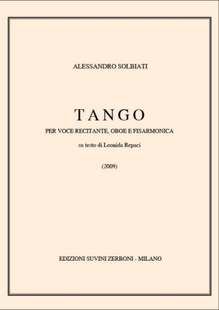 Tango Vocal, Oboe and Accordion Score
