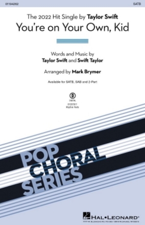 You're On Your Own, Kid 3-Part Mixed Choir Choral Score
