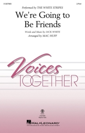 We're Going To Be Friends 2-Part Choir Choral Score
