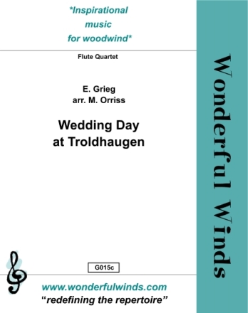 Weddind day at Troldhaugen for flute quartet