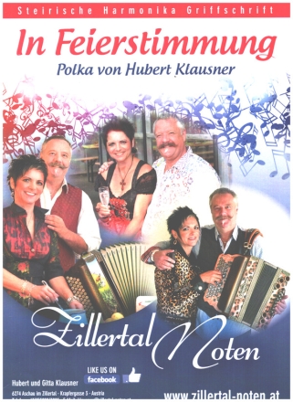 In Feierstimmung (+CD) fr Steirische Harmonika (in Griffschrift)