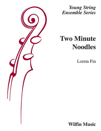 Two Minute Noodles for string orchestra score and parts