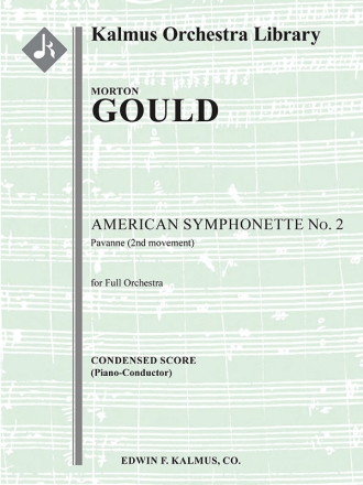 American Symphonette 2 Pavanne (pno red) Full Orchestra