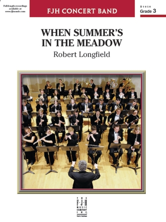 When Summer's in the Meadow (c/b score) Symphonic wind band