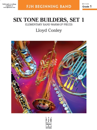 Six Tone Builders, Set 1 (c/b score) Symphonic wind band