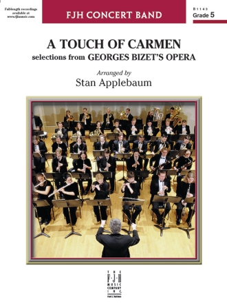 A Touch of Carmen (c/b score) Symphonic wind band